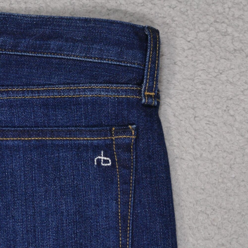 Rag & Bone Jeans Mens 34x29 Dark Wash Denim Fit 2 Slim - Picture 4 of 16